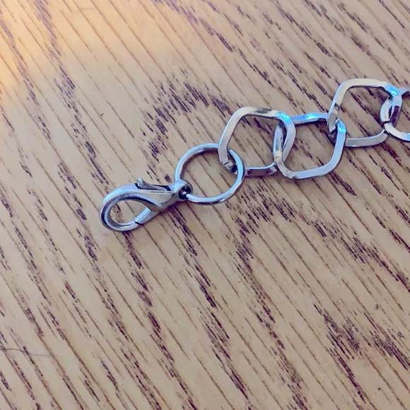 Silver chain link belt with tassel 🔹 - Picture 3 of 3